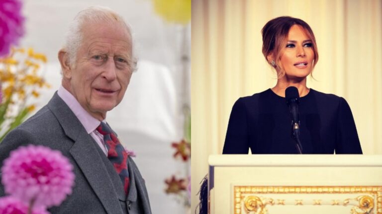 Charles III et Melania Trump