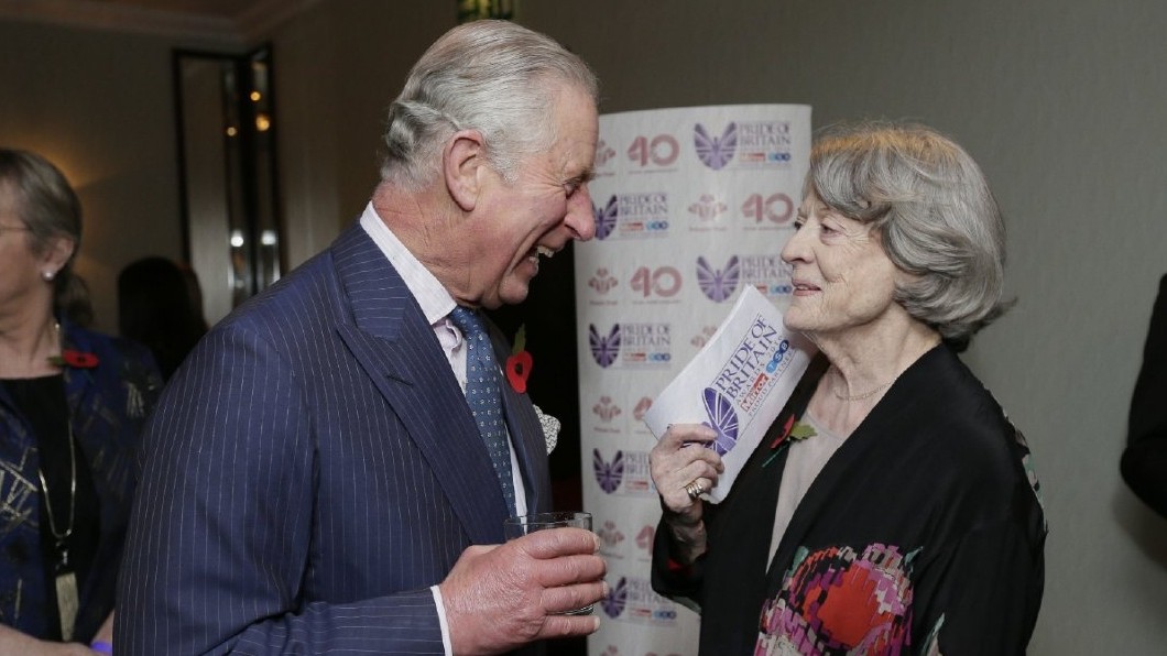 Maggie Smith et le roi Charles III