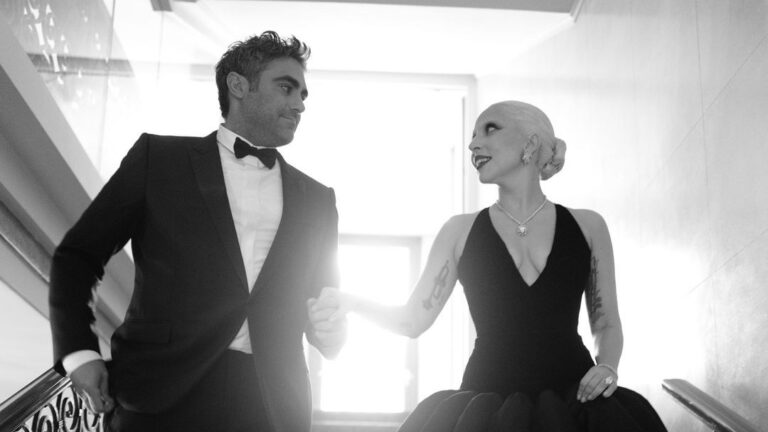 Michael Polansky et Lady Gaga à la Mostra de Venise 2024