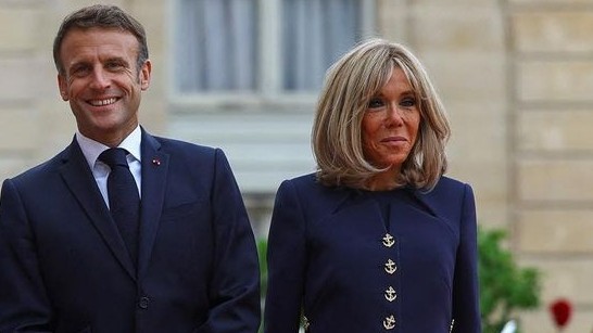 Le couple présidentiel à l'Elysée