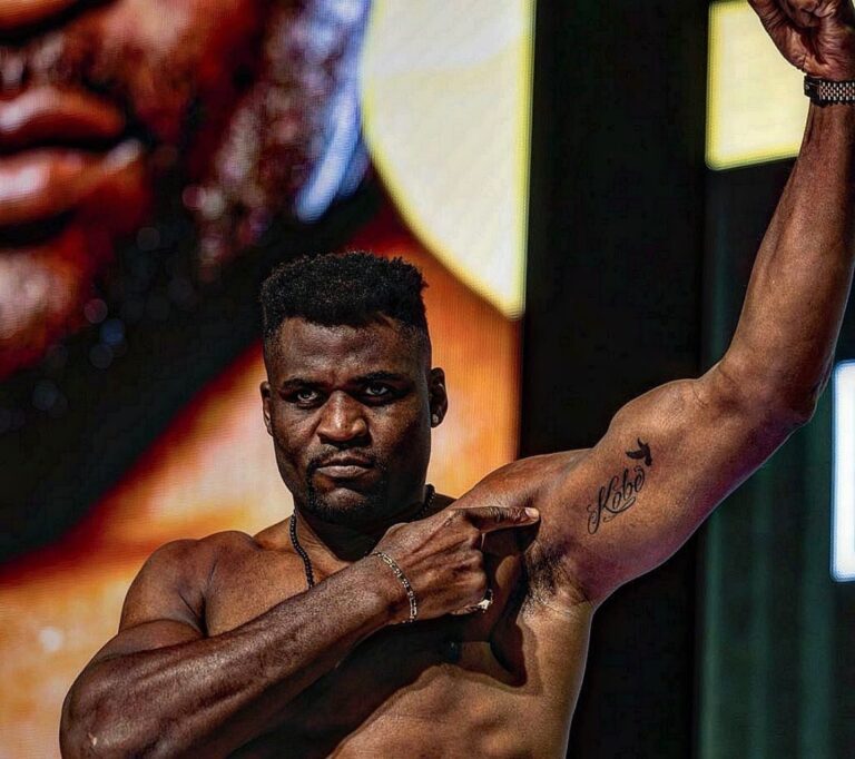 Francis Ngannou, champion des poids lourds MMA