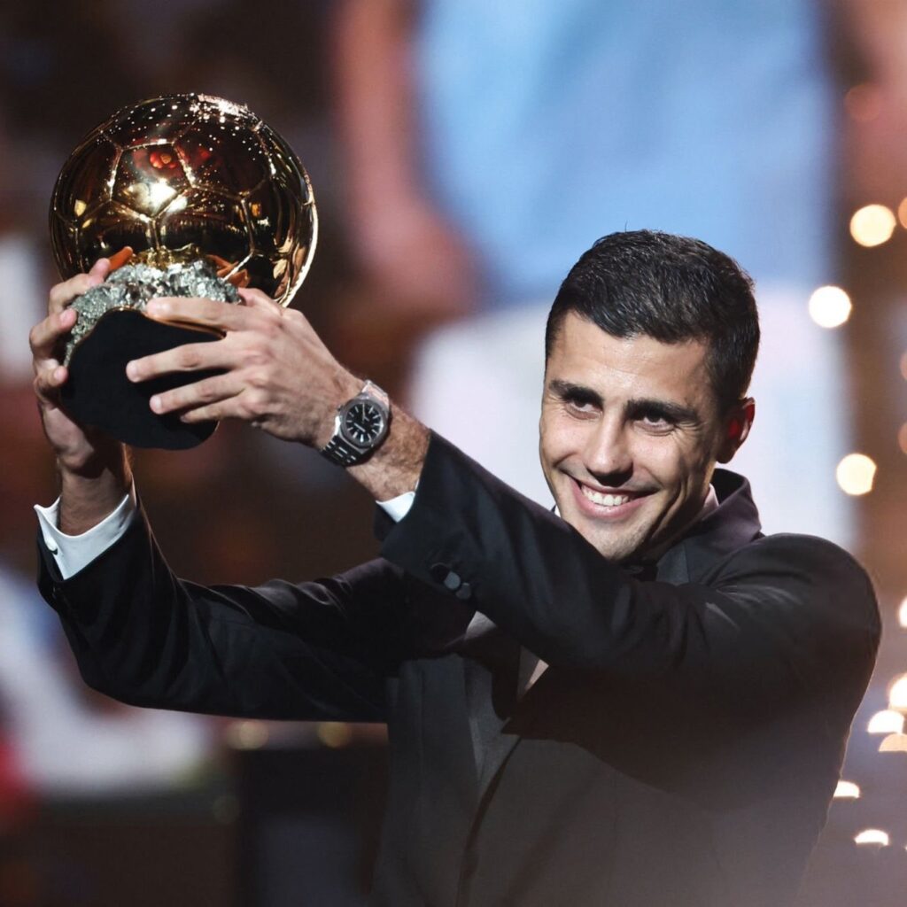 Rodri élu Ballon d'Or 2024