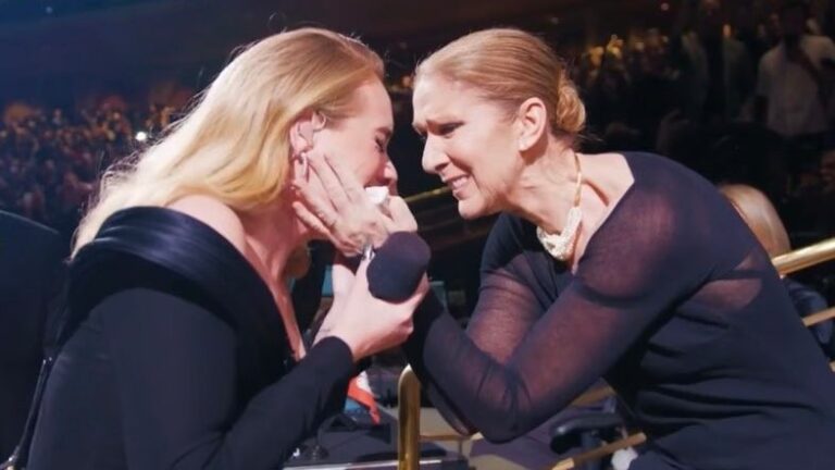 Adele et Céline Dion au concert à Las Vegas