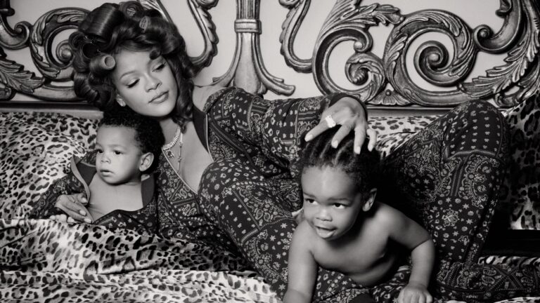 Rihanna et ses enfants RZA et Riot