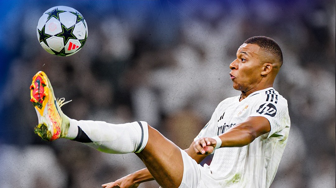 Kylian Mbappé en Ligue des Champions avec le Real Madrid