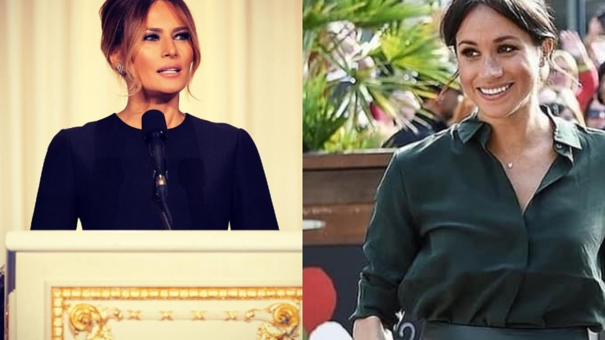 Meghan Markle et Melania Trump