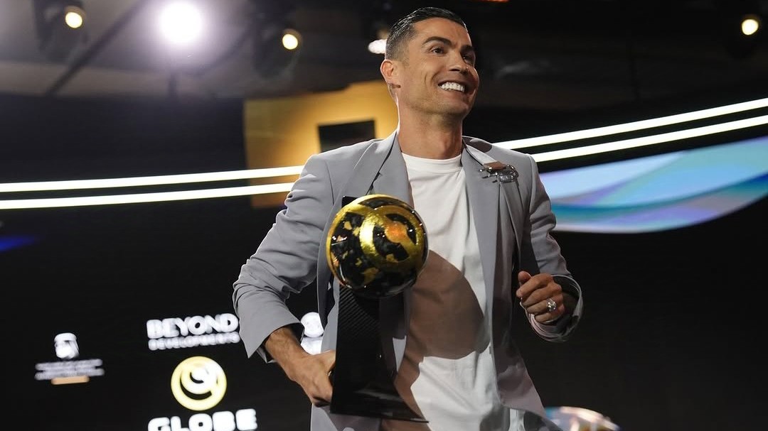 Cristiano Ronaldo aux Globe Soccer Awards 2024